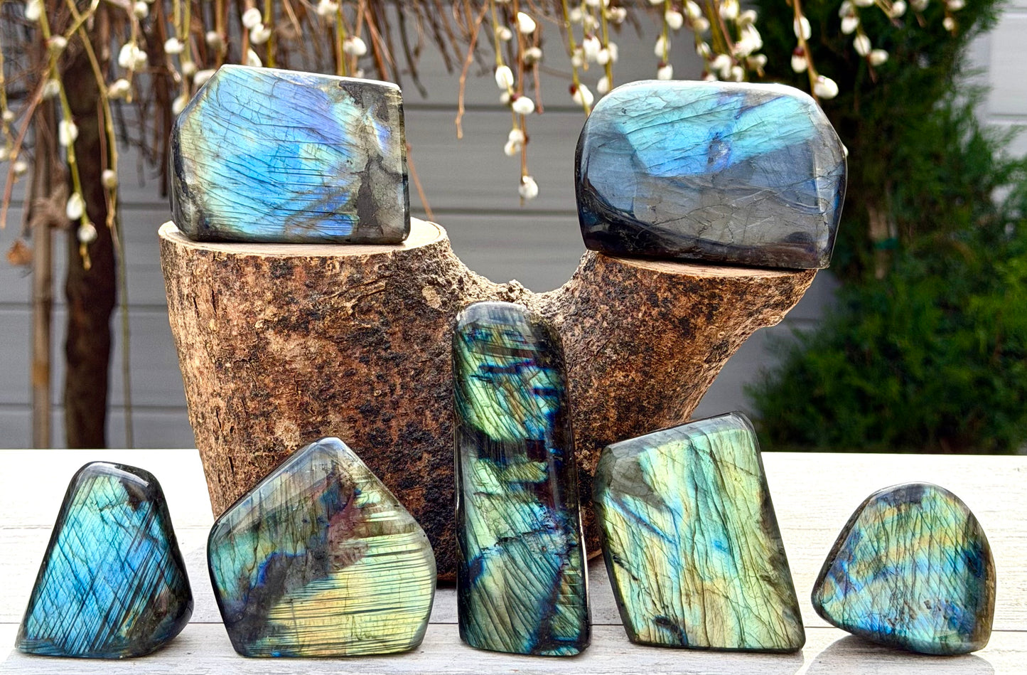 Wholesale Lot 3 lbs Natural Labradorite Freeform Crystal Healing Energy