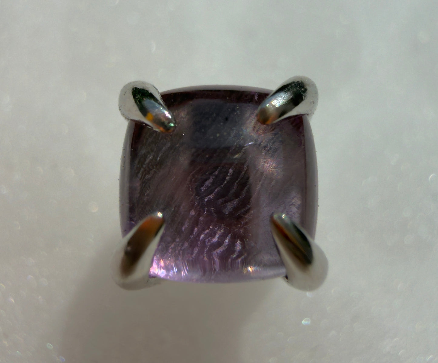 Wholesale Lot 5 Pairs Natural Amethyst Sterling Silver (925) Posts