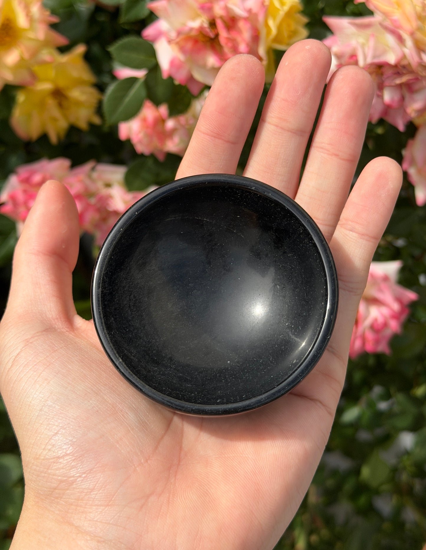Wholesale Lot 6-8 pcs Natural Black Obsidian Bowl Crystal Healing Energy