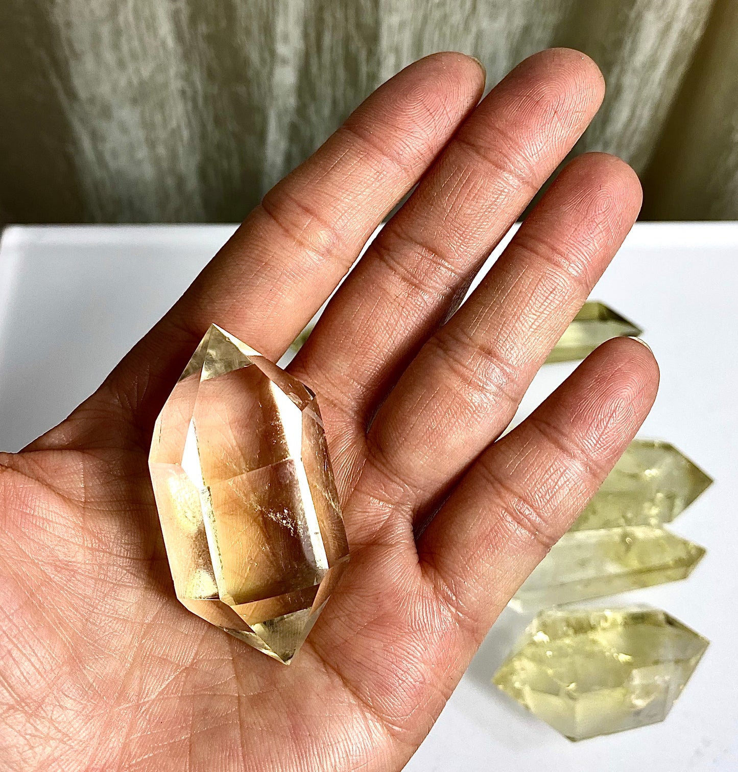 1 lb Citrine Double Terminated Point