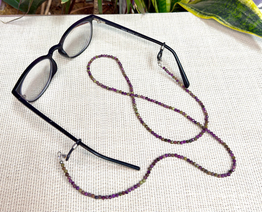 Wholesale Lot 6 PCS 3mm Faceted Atlantisite Glasses Chains