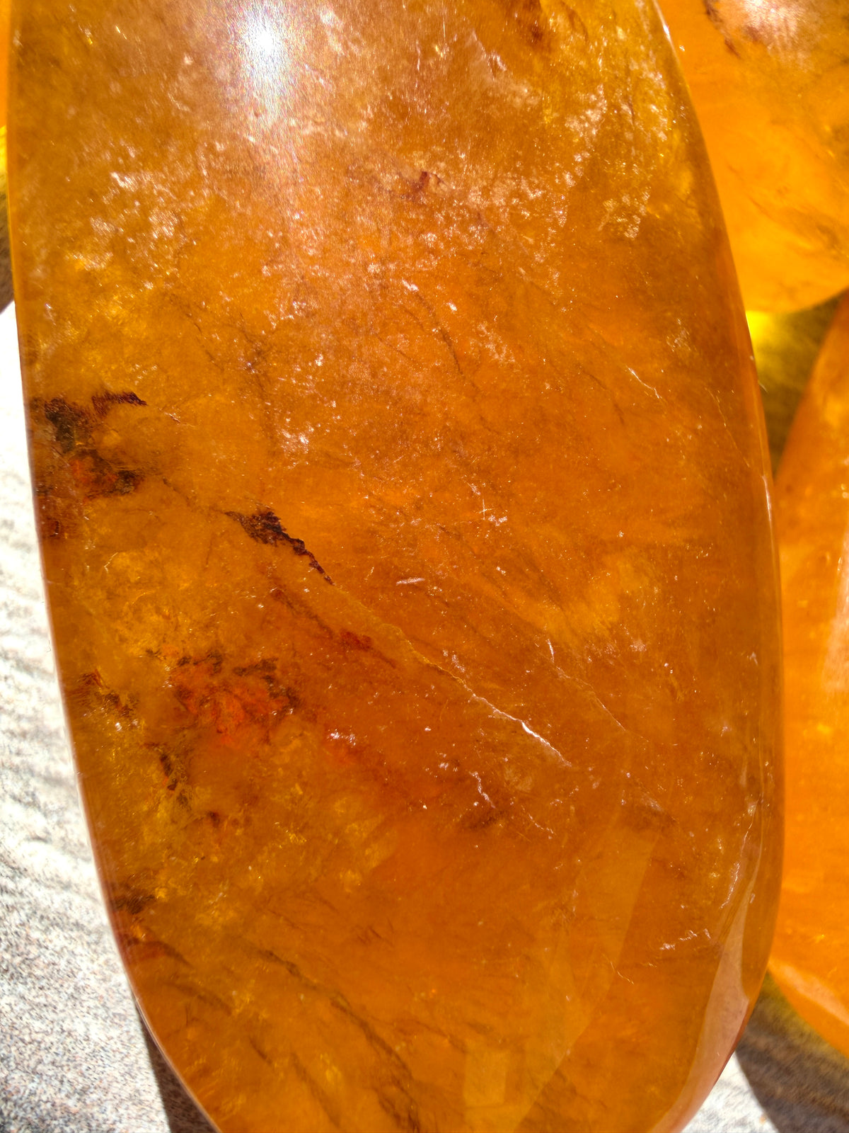 Wholesale Lot 2 Lbs Natural Yellow Fluorite Palm Stone Healing Energy