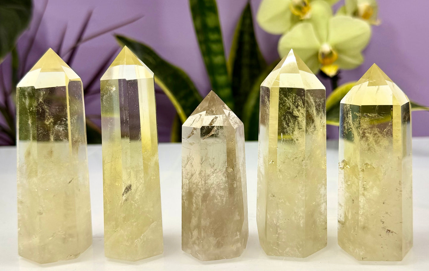 Wholesale Lot 2 lbs Citrine Obelisk Tower Point Crystal Energy Healing