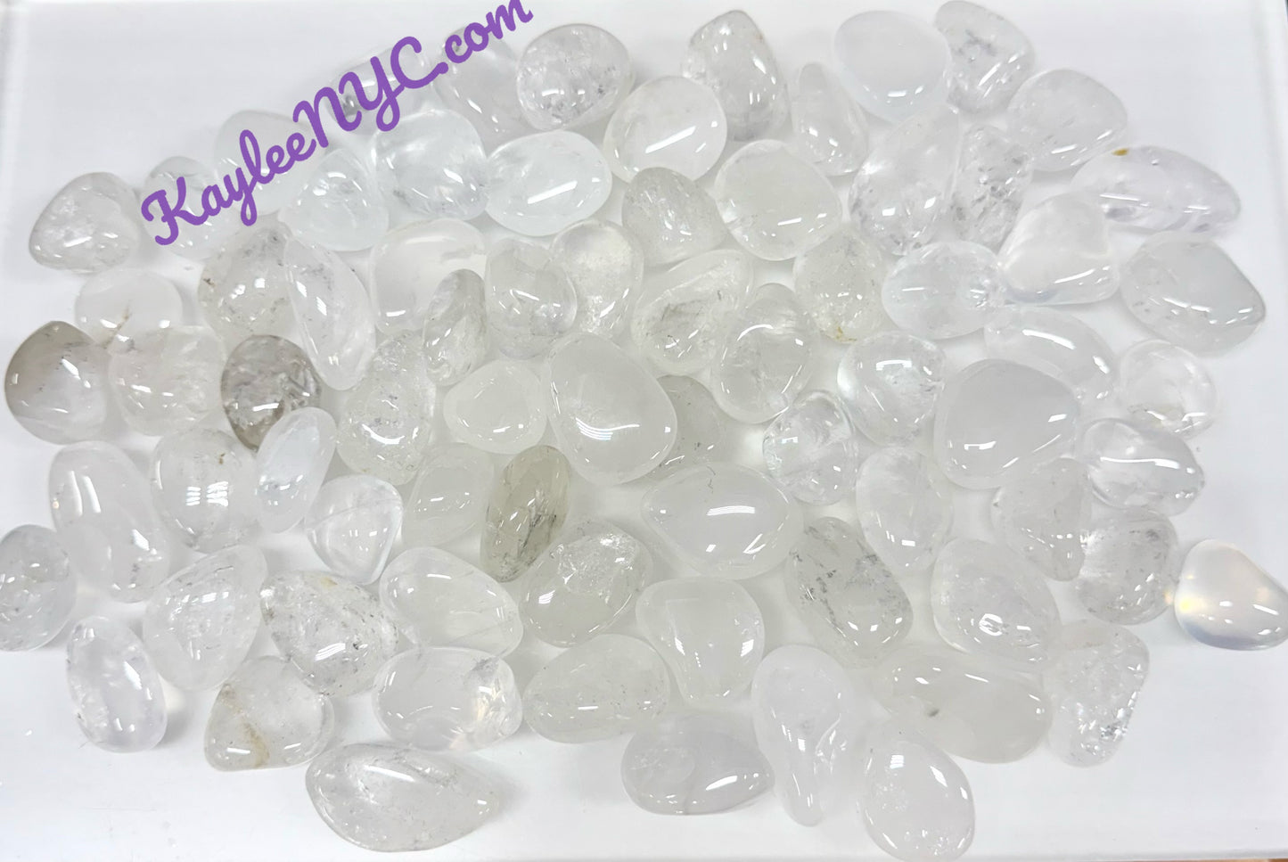 Wholesale Lot 2 Lbs Natural Clear Quartz Tumble Healing Energy Nice Quality