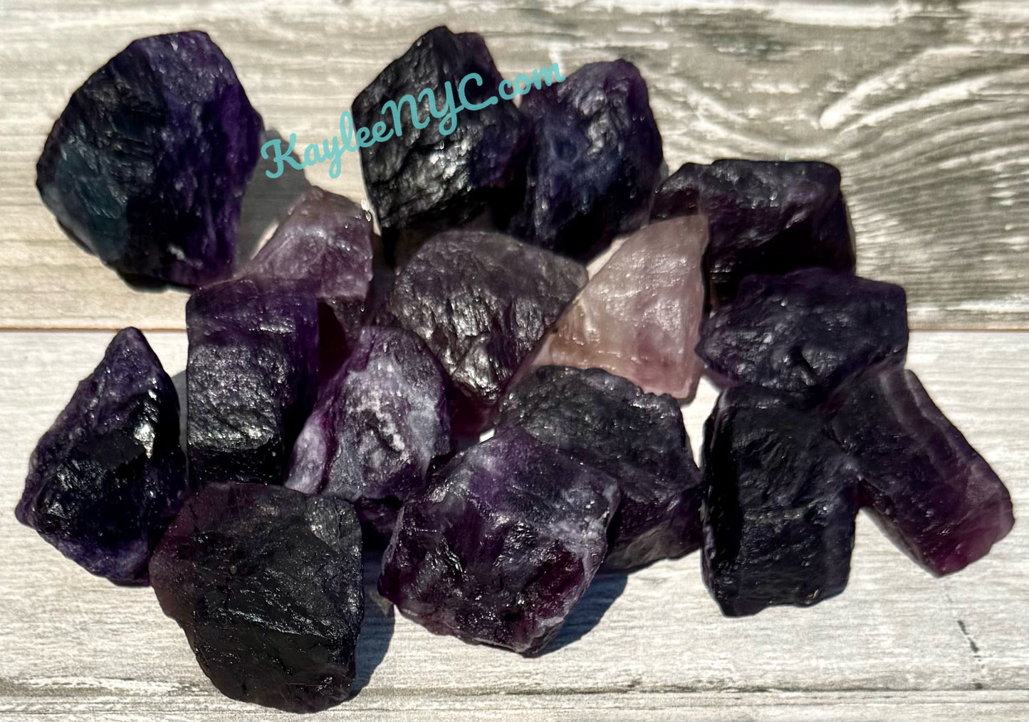 2 lbs Natural Purple Fluorite Crystal Nice Quality