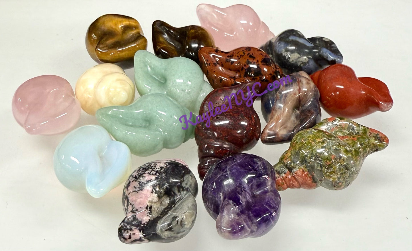 16 PCs 30mm Natural Crystals Sea Shell