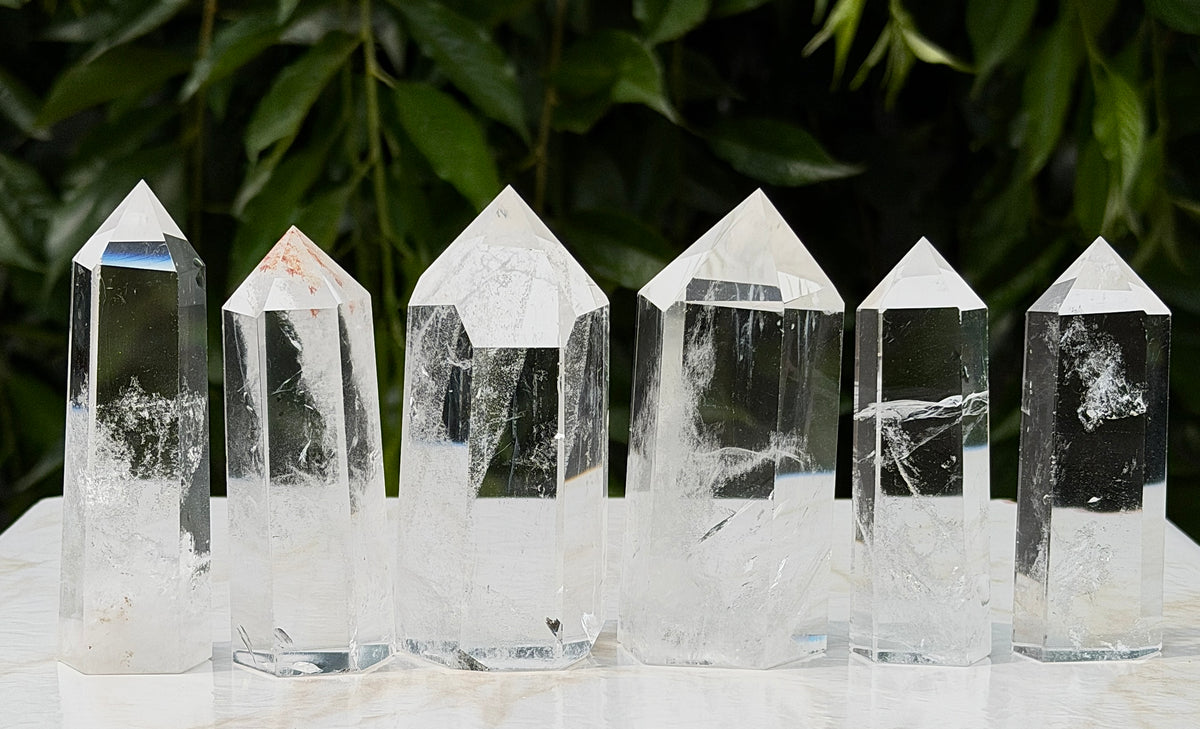 Wholesale Lot 2 lbs Clear Quartz Obelisk Tower Point Crystal Natural Energy