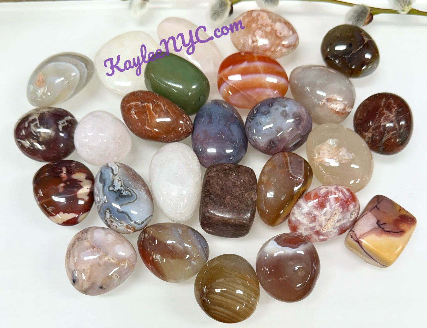 Wholesale Lot 2 lbs Natural Mix Crystal sTumble Healing Energy