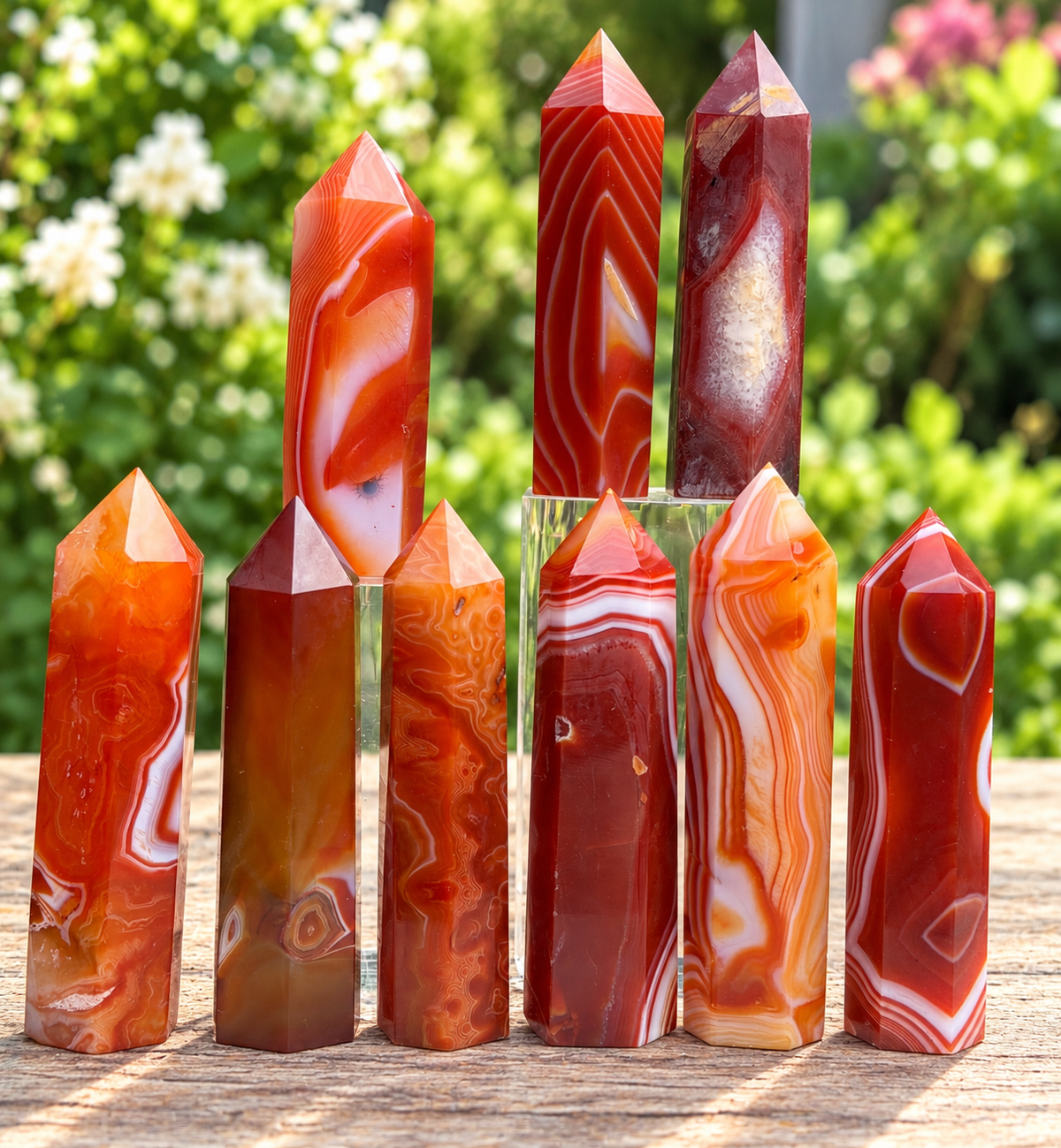 Wholesale Lot 2 lbs Natural Carnelian obelisk Tower Point Crystal Healing Energy