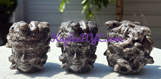 Wholesale Lot 3 pcs Natural Yooperlite aka Emberlite Medusa Crystals Healing Energy
