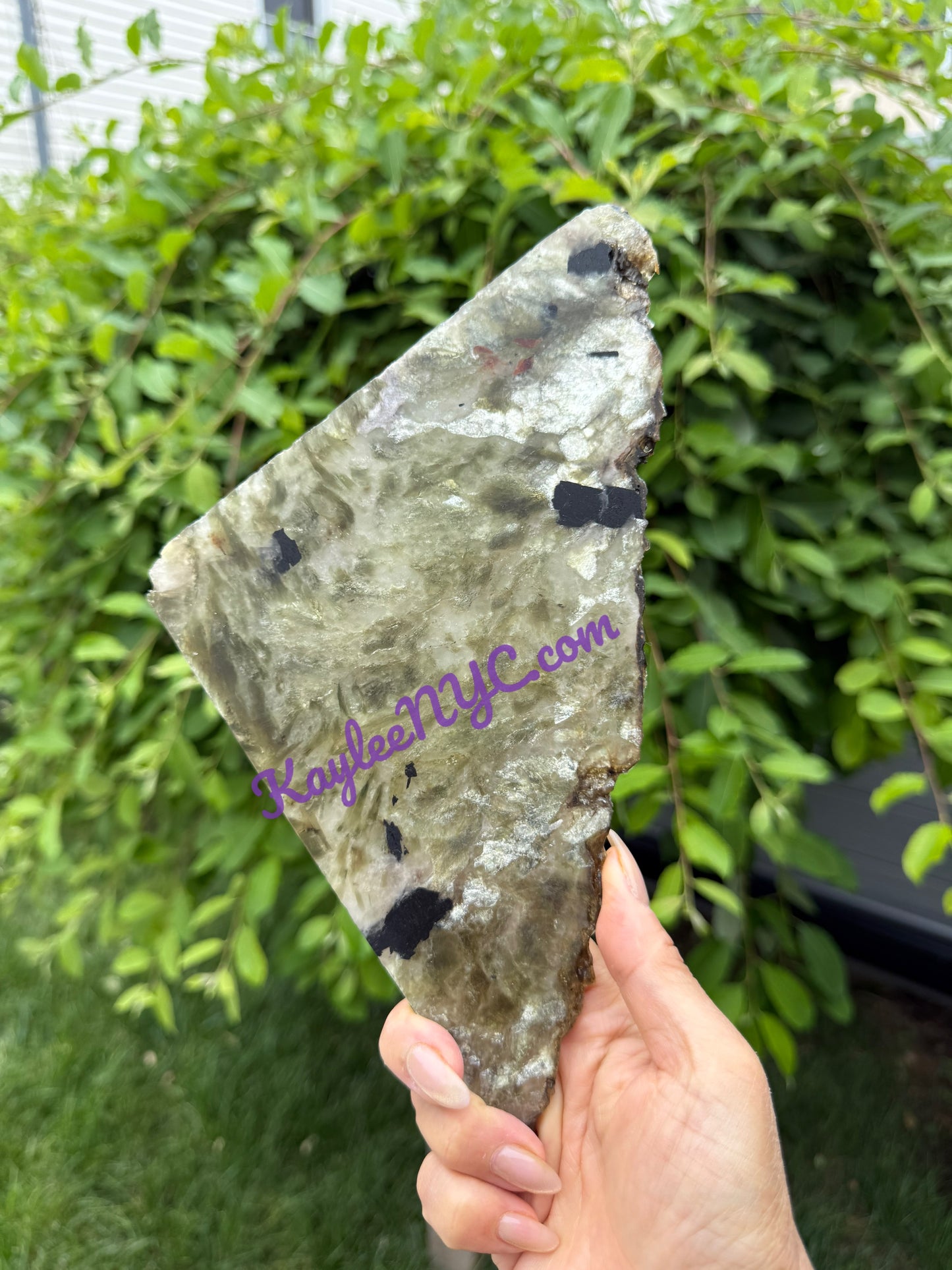 4 lbs Natural Green Lepidolite Mica Slabs