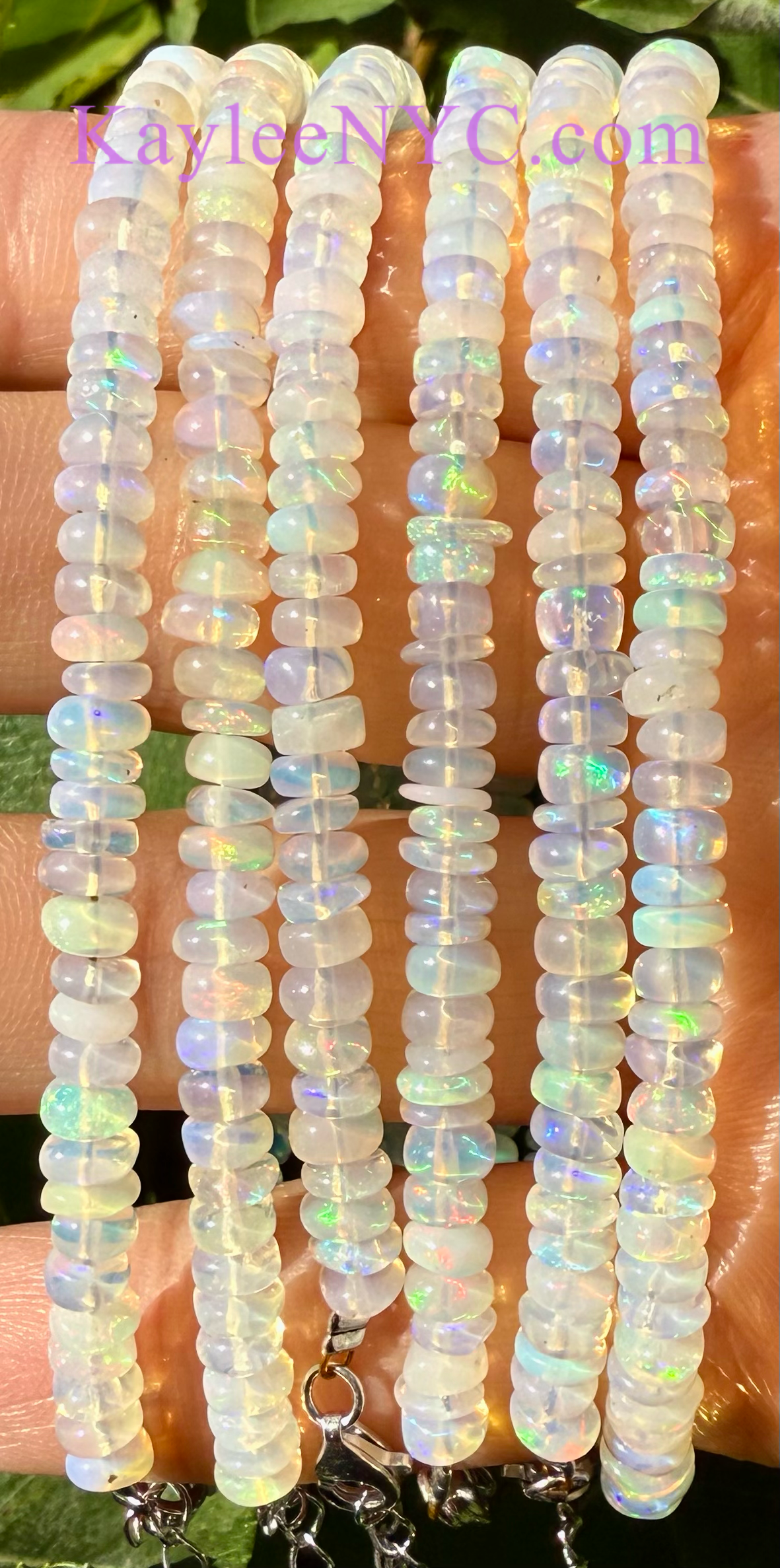 Wholesale 3PCs Ethiopian Natural Crystal Stretch Bracelet