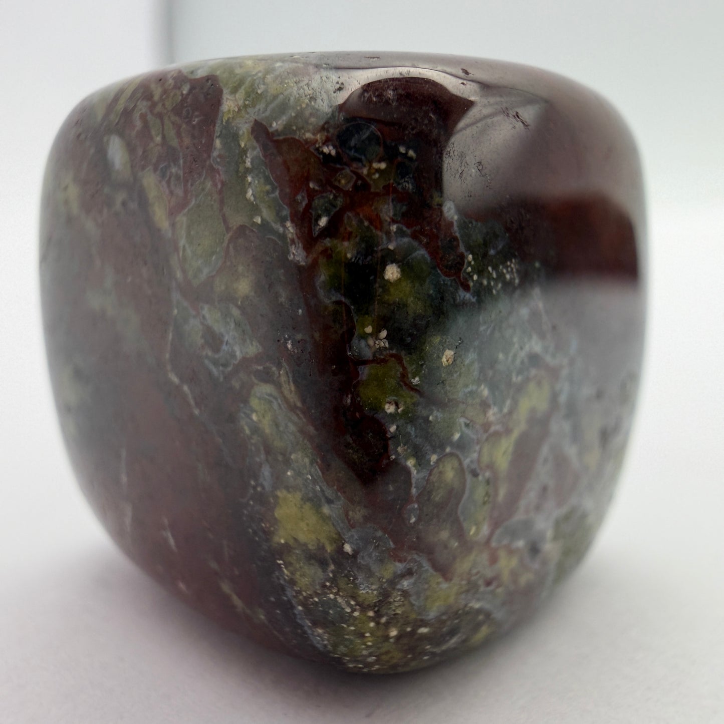 2 lbs Natural Dragon Bloodstone Cube Crystal Healing Energy