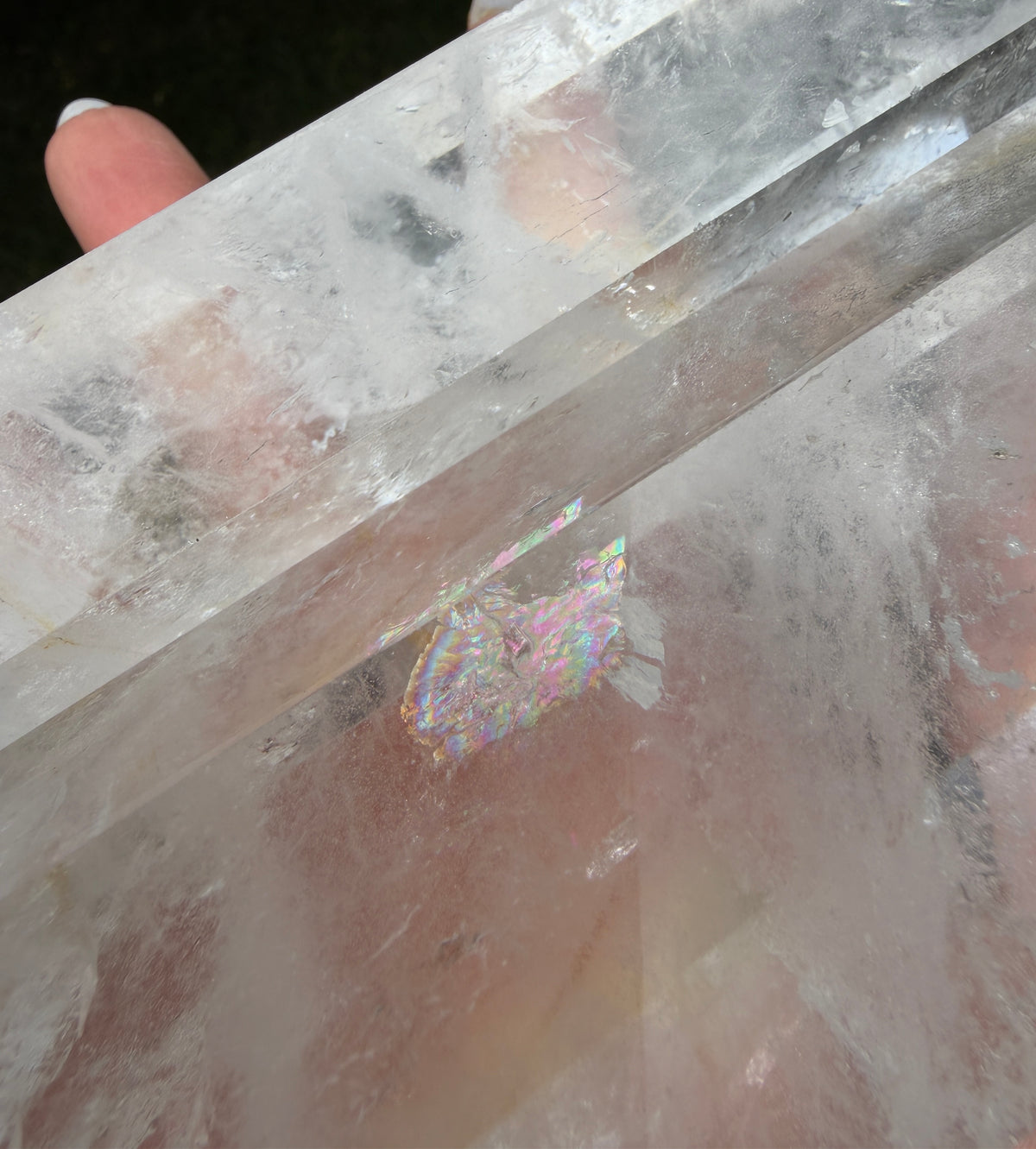 2-3pcs Natural Clear Quartz Large Tower Obelisk Crystals Healing Energy