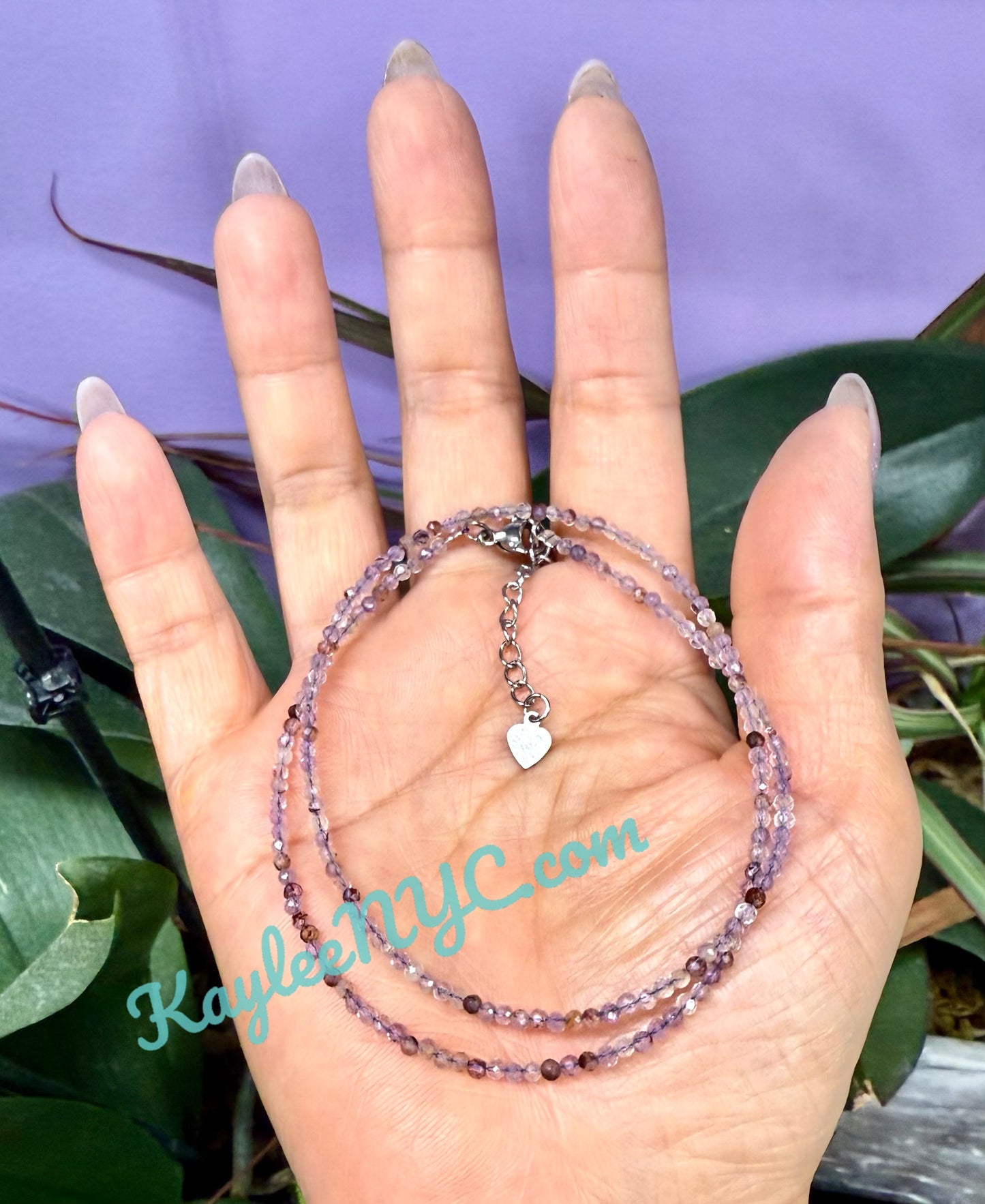 6 PCs 2mm Natural Super Seven Necklaces