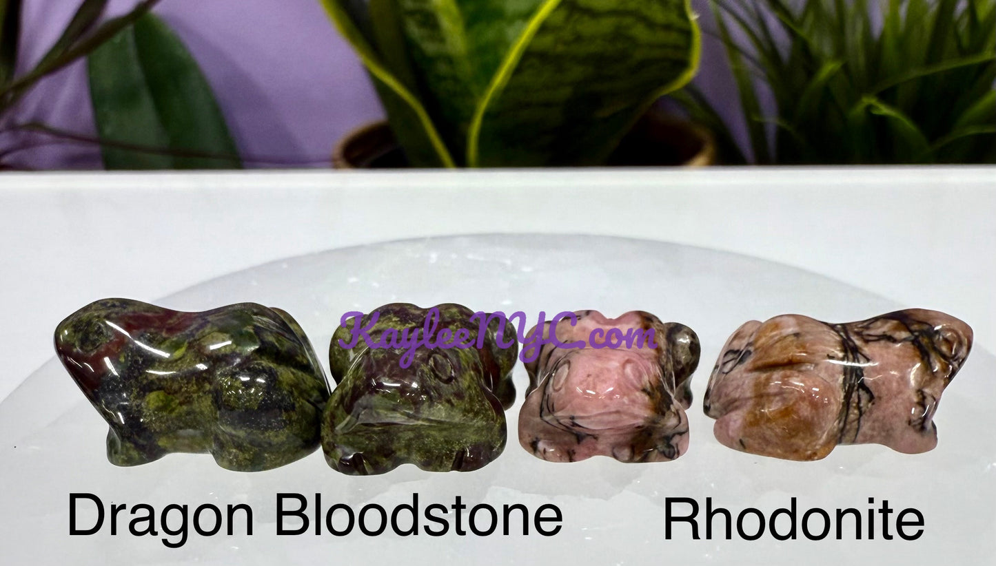 18 PCs 1” Mix Crystal Frogs