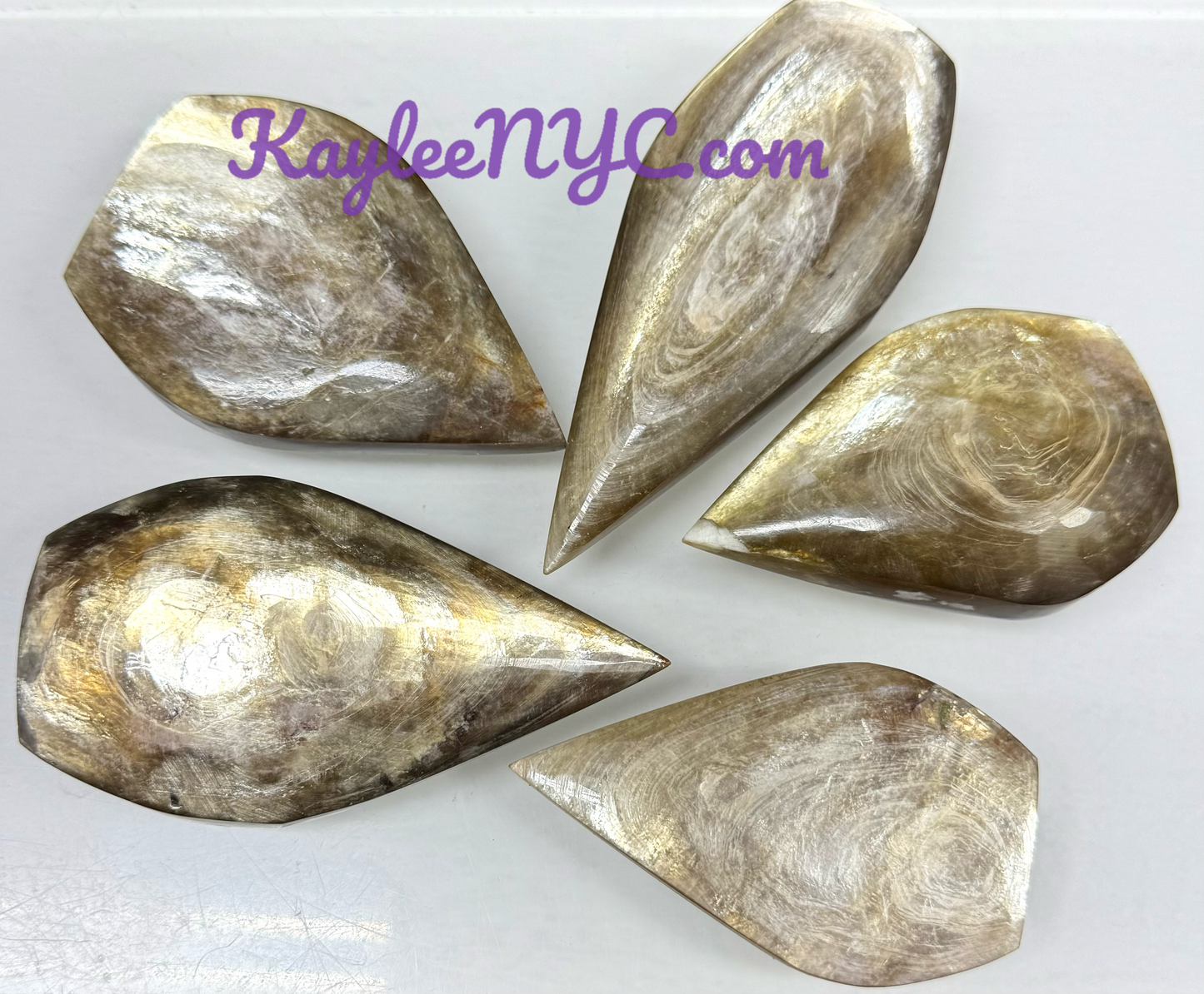 5-7 PCs Natural Muscovite Golden Mica Freeform