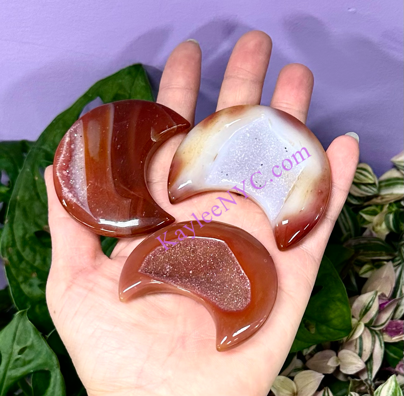 Wholesale Lot 1 lb Natural Carnelian Crystal Moon Healing Energy