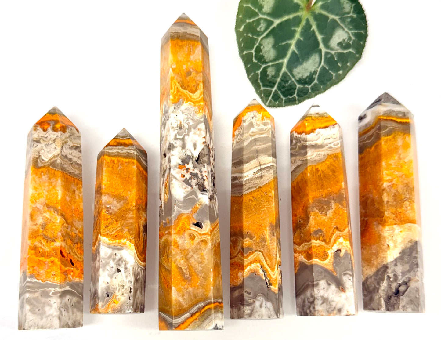 Wholesale Lot 1 lbs Natural Bumblebee Jasper Obelisk Tower Point Crystal Healing Energy