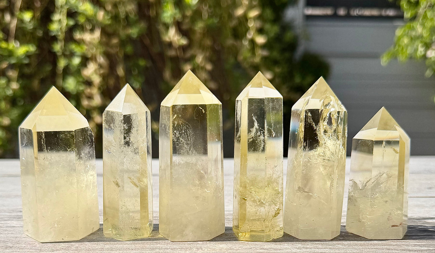 Wholesale Lot 1 Lb Citrine Obelisk Tower Point Crystal Energy Healing