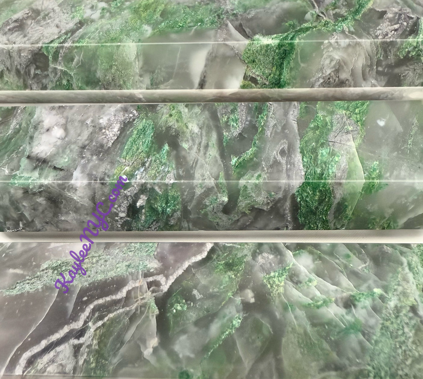 Wholesale Lot 3 pcs large Natural Moss Agate obelisk Tower Point Crystal Healing Energy 3.9-4lbs