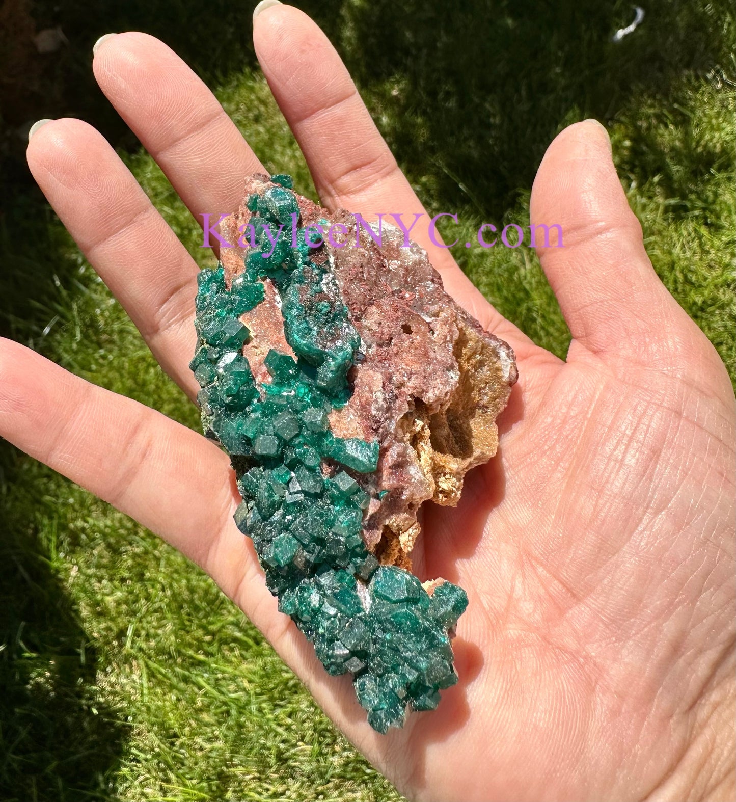 3 PCs Natural Dioptase Raw Crystal healing energy