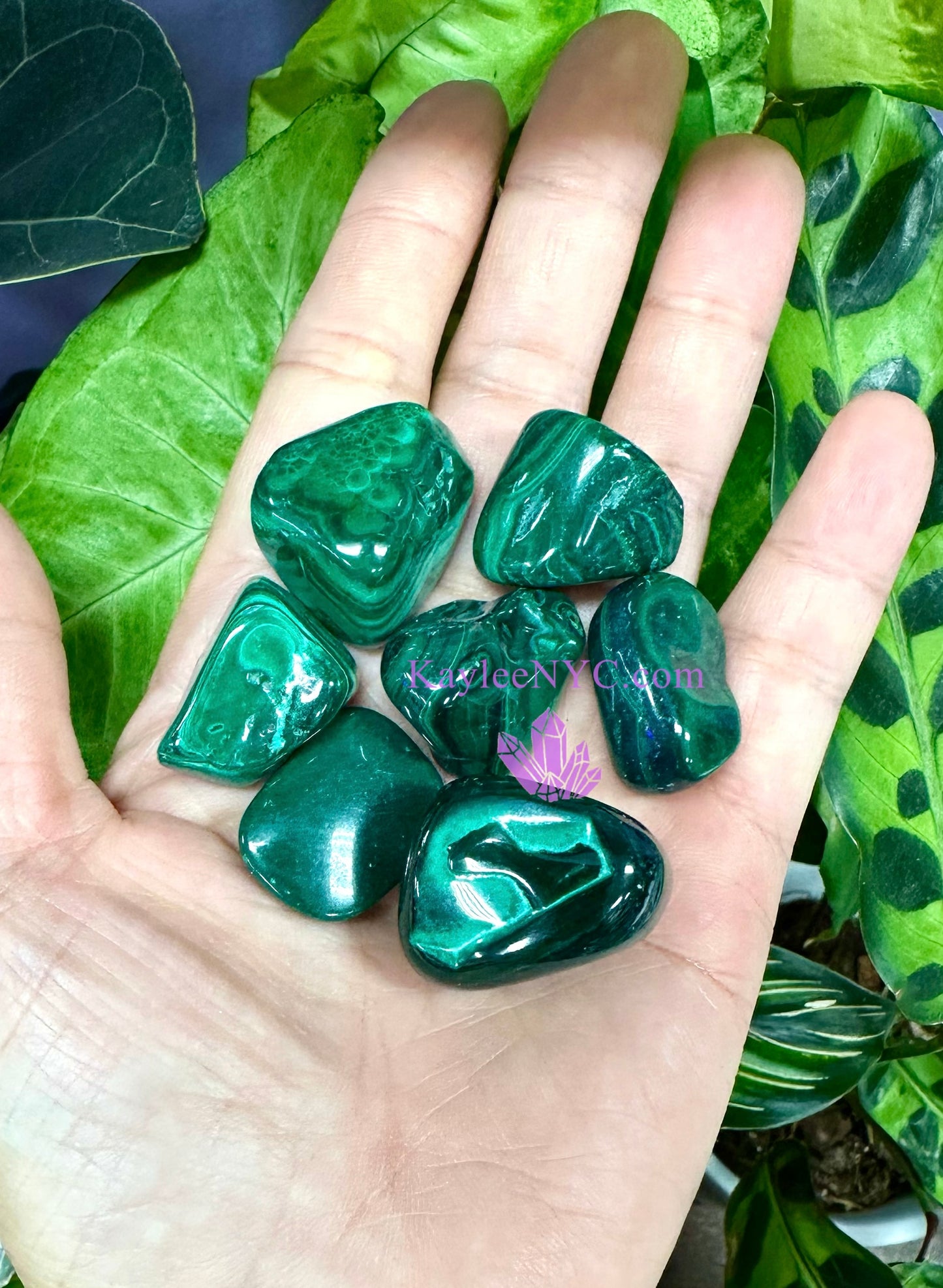 Wholesale Lot 2 Lbs Natural Malachite Tumble Healing Energy Nice Quality