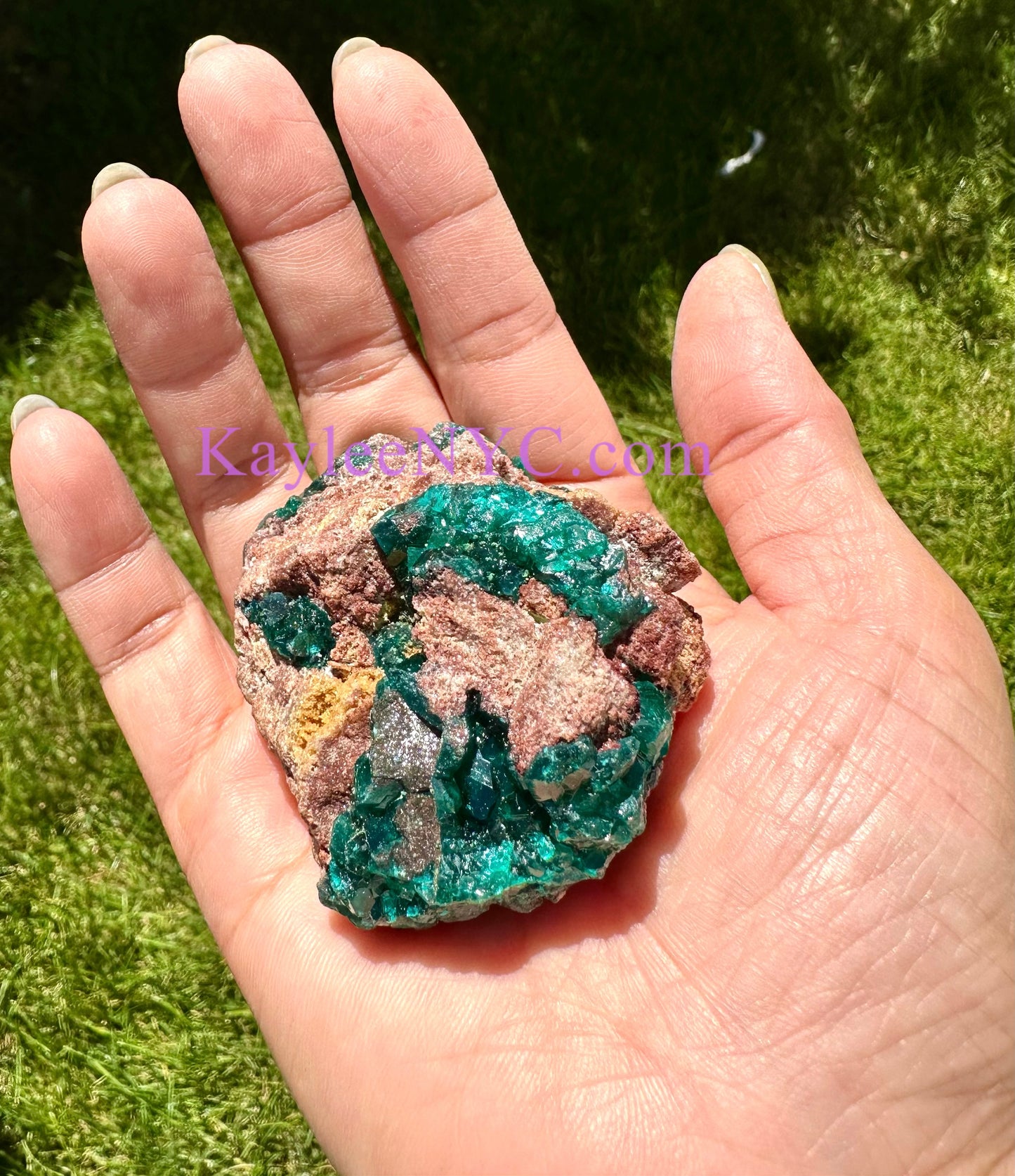 3 PCs Natural Dioptase Raw Crystal healing energy