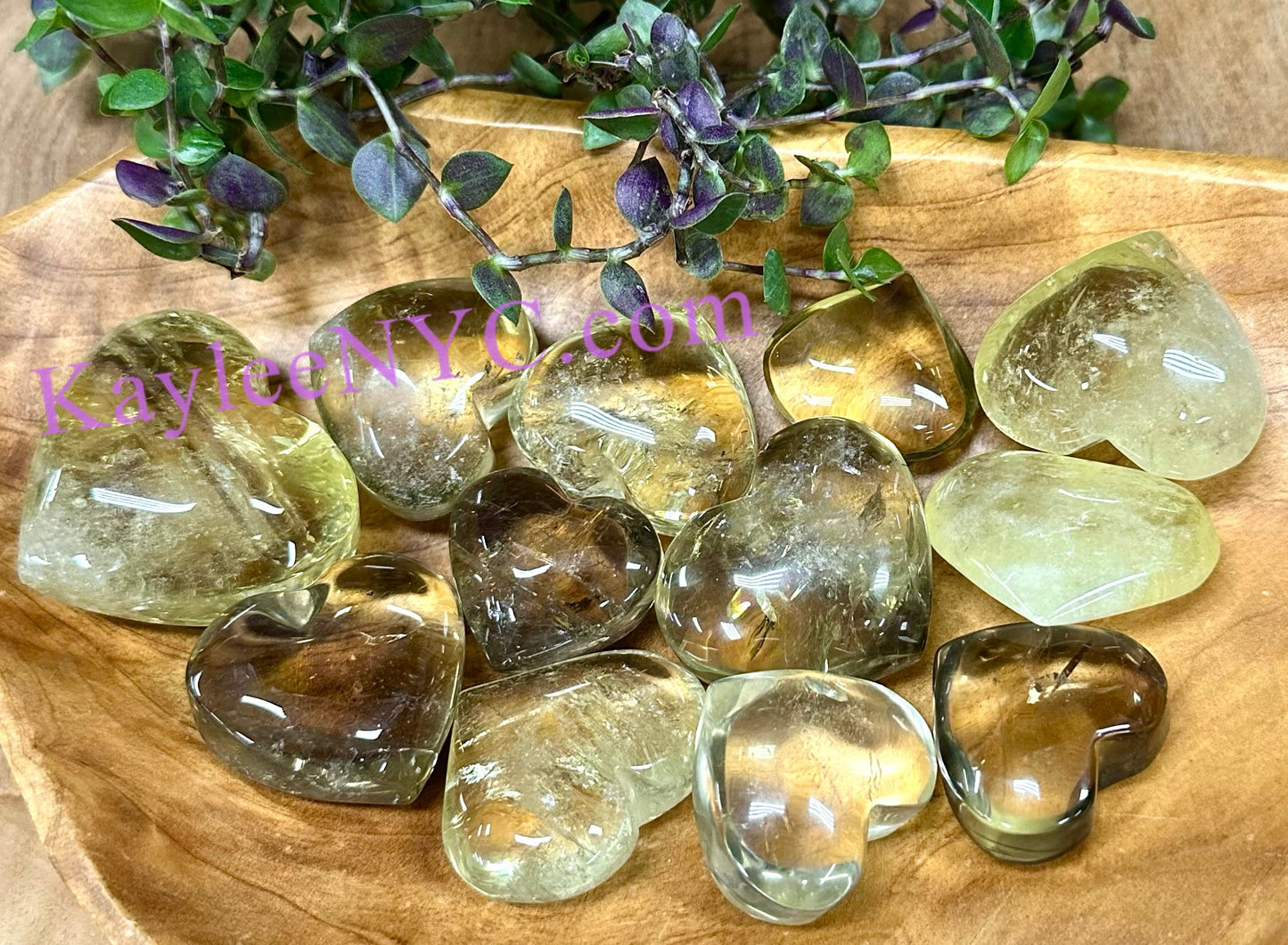 Wholesale Lot 1 lb Citrine Crystal Heart Healing Energy