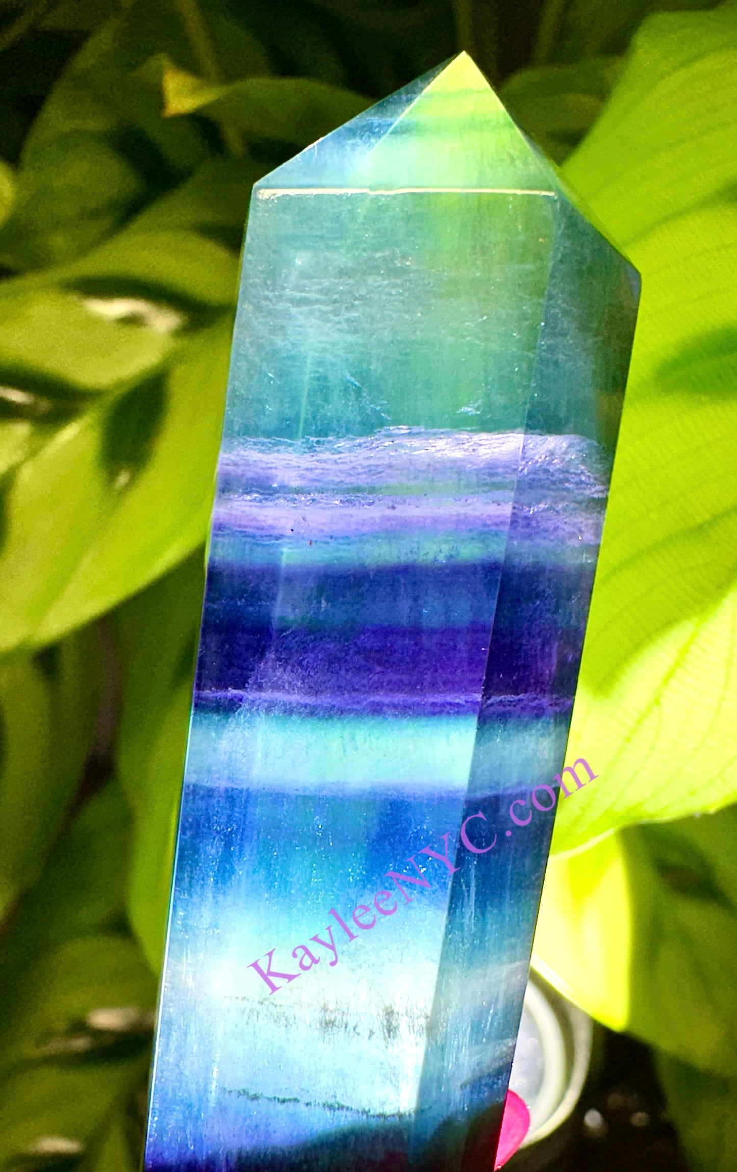 Wholesale Lot 1 Lb Natural Rainbow Fluorite Double Terminated Point Crystal Healing Energy