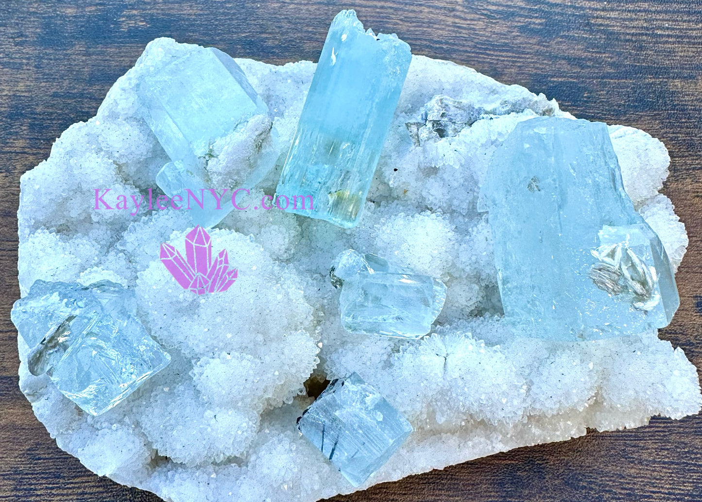 Wholesale Lot 6 pcs Natural Aquamarine Raw .20 lb Crystal Energy