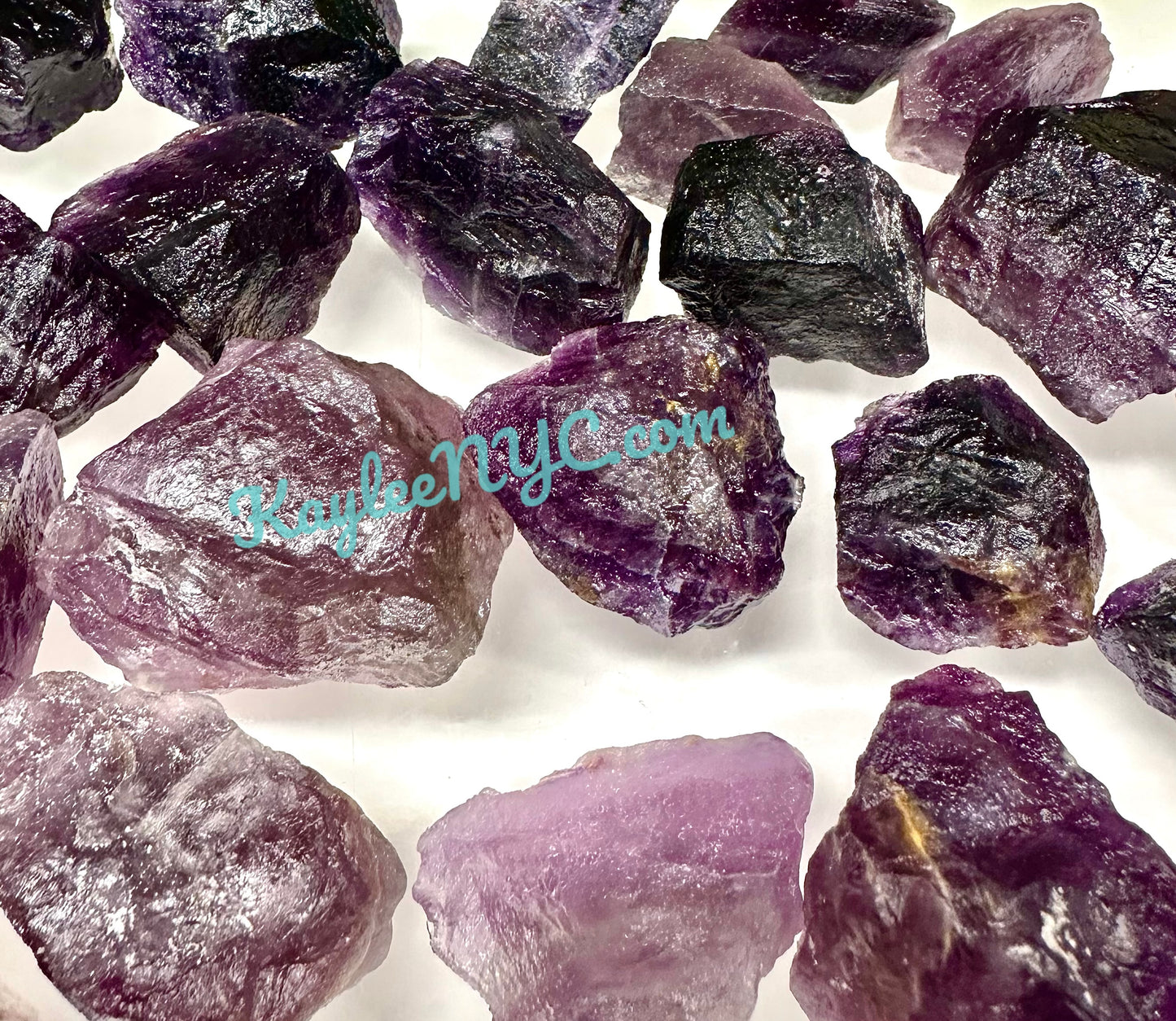 2 lbs Natural Purple Fluorite Crystal Nice Quality