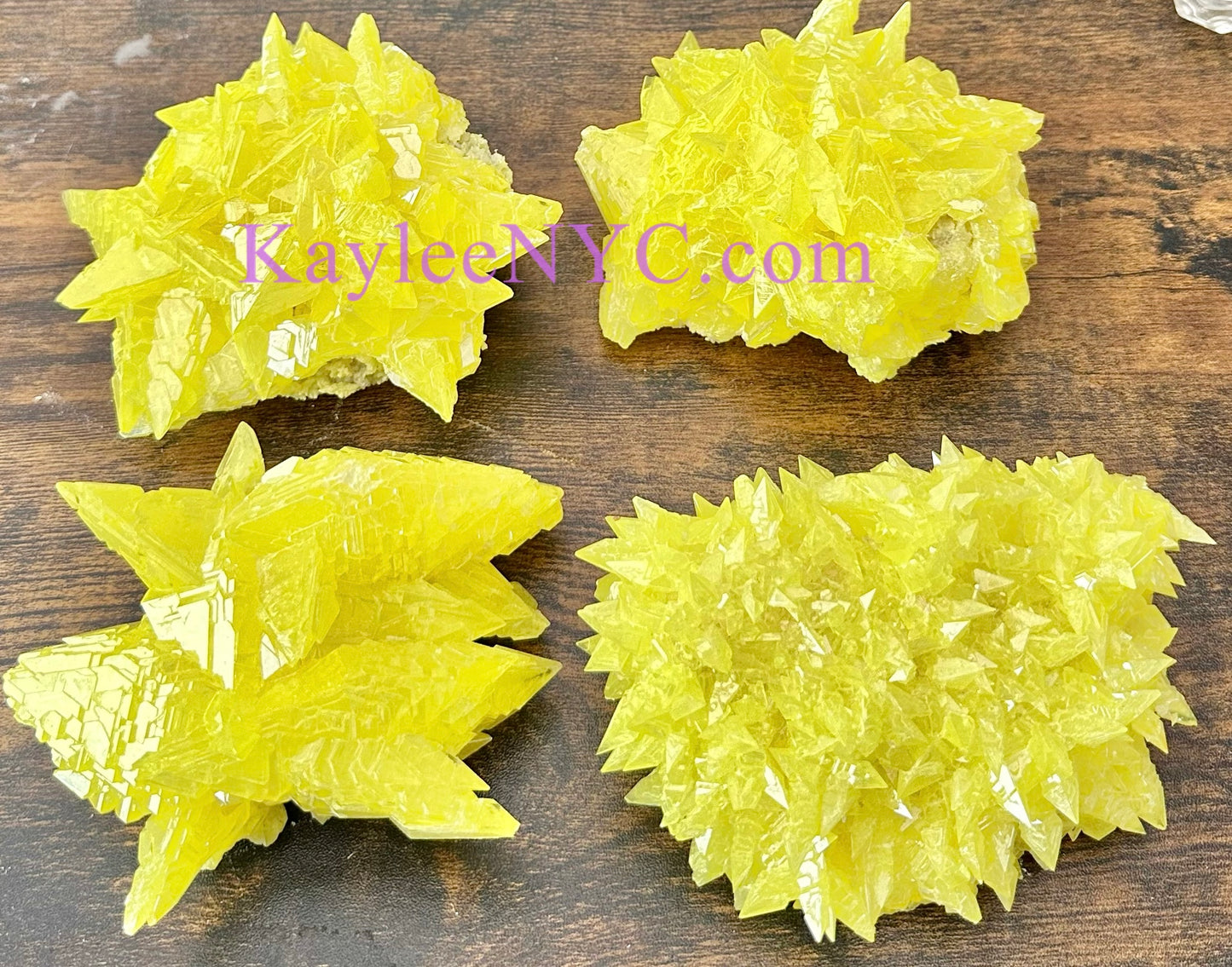 Wholesale Lot 4-5 PCs Sulfur Cluster Raw Crystal healing energy