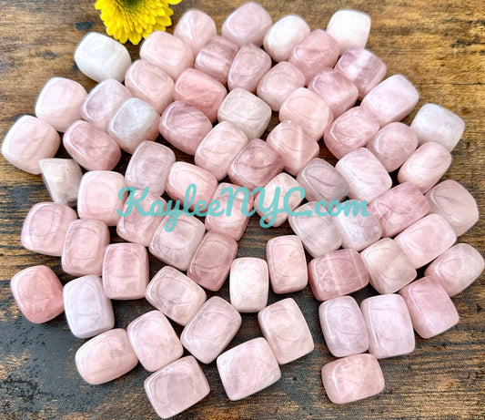 2 lbs Natural Rose Quartz Tumble