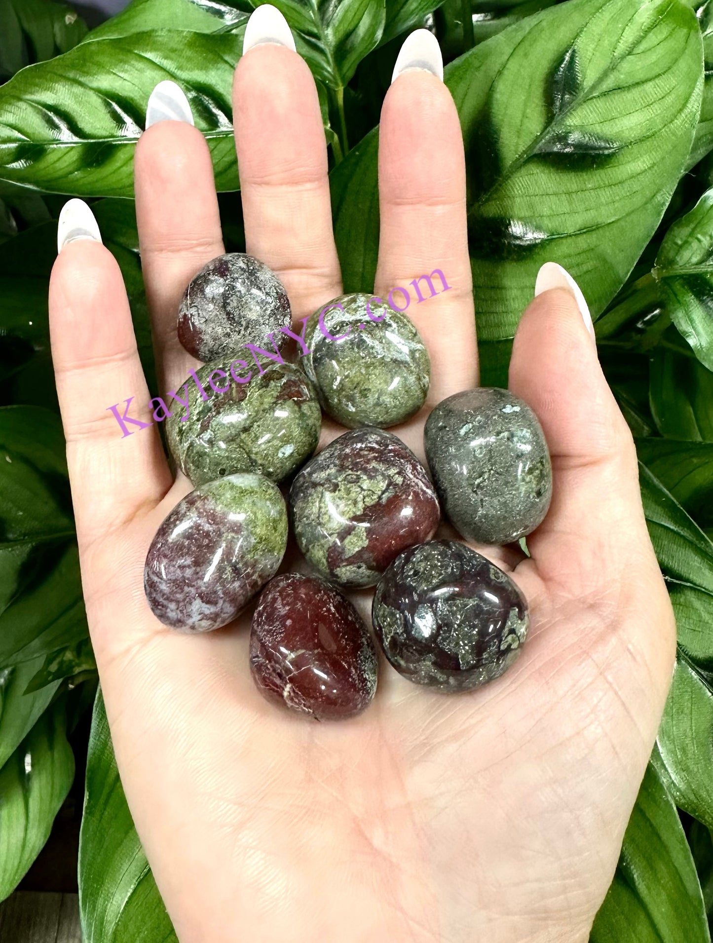 2 lbs Natural Dragon Blood Stone Tumble