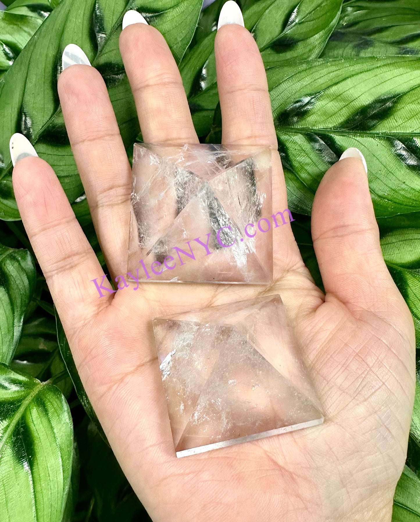 Wholesale Lot 1 lb Natural Clear Quartz Pyramid Crystal Healing Energy