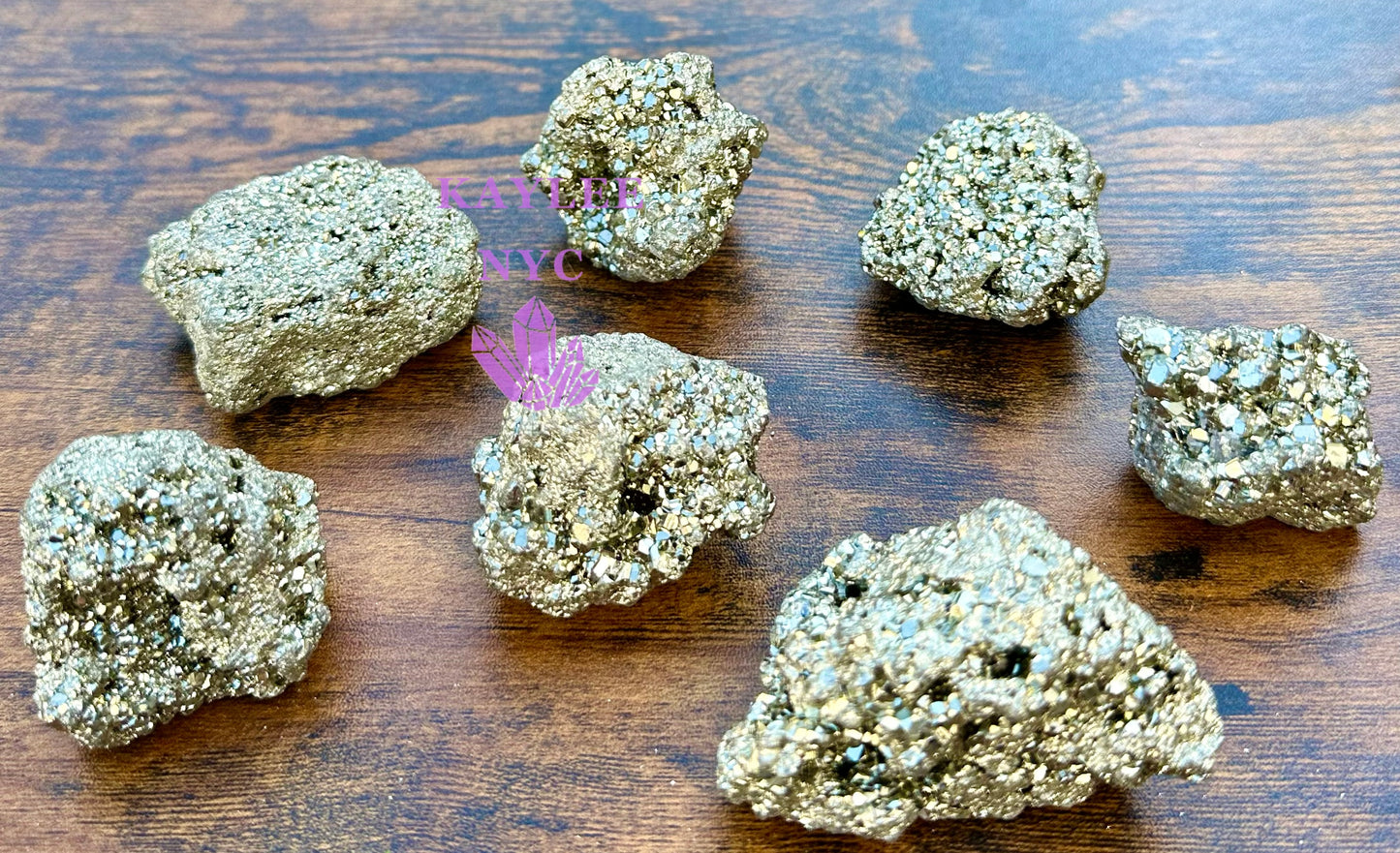 2 lbs Natural Pyrite Raw Crystal