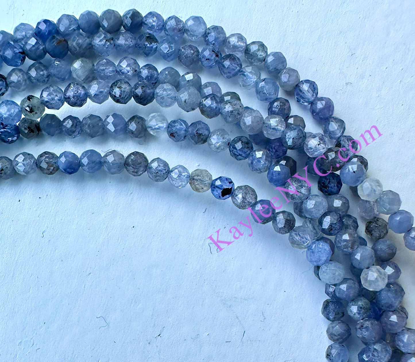 6 PCs 2mm Natural Tanzanite Anklets Crystal Healing Energy