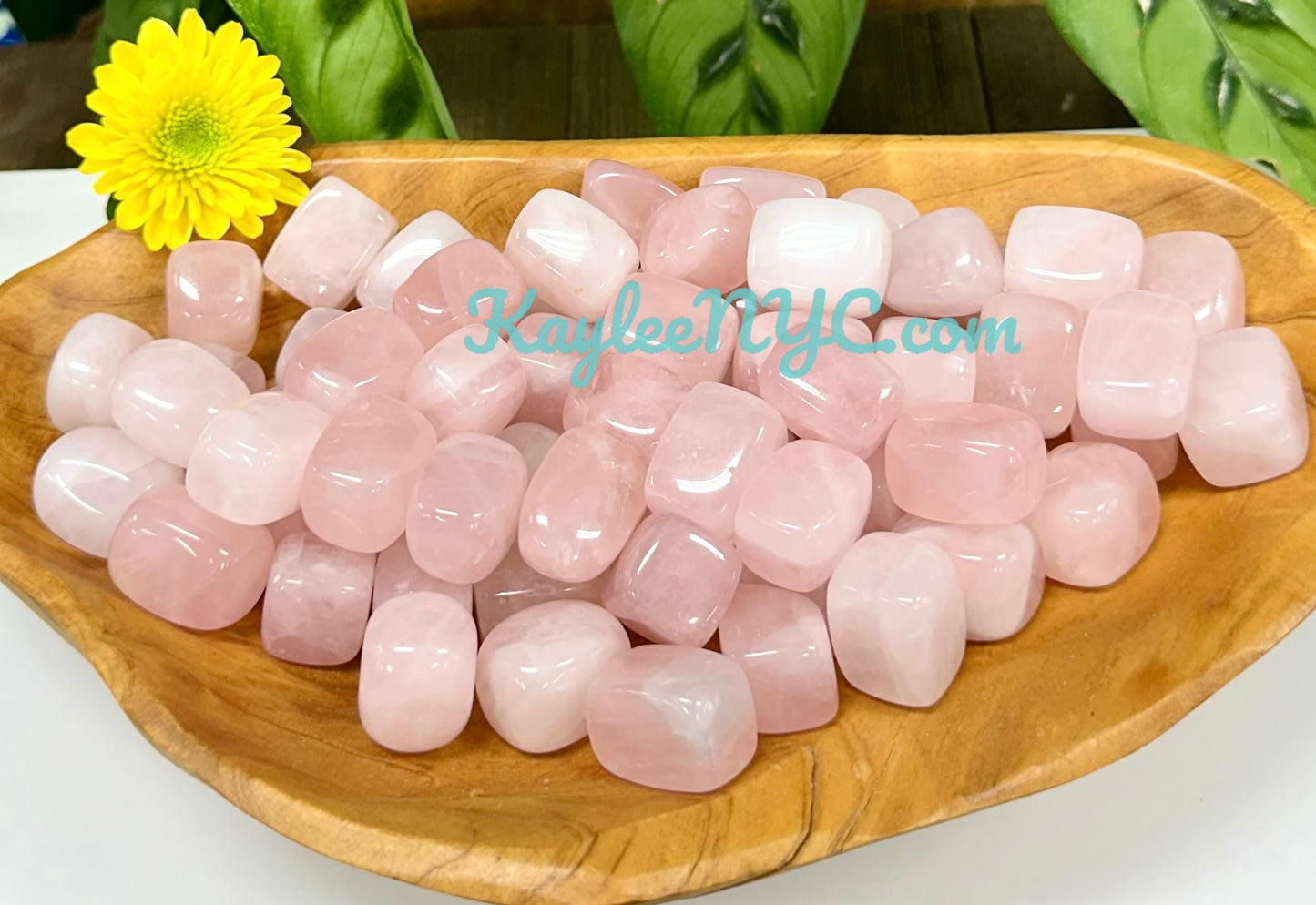 2 lbs Natural Rose Quartz Tumble