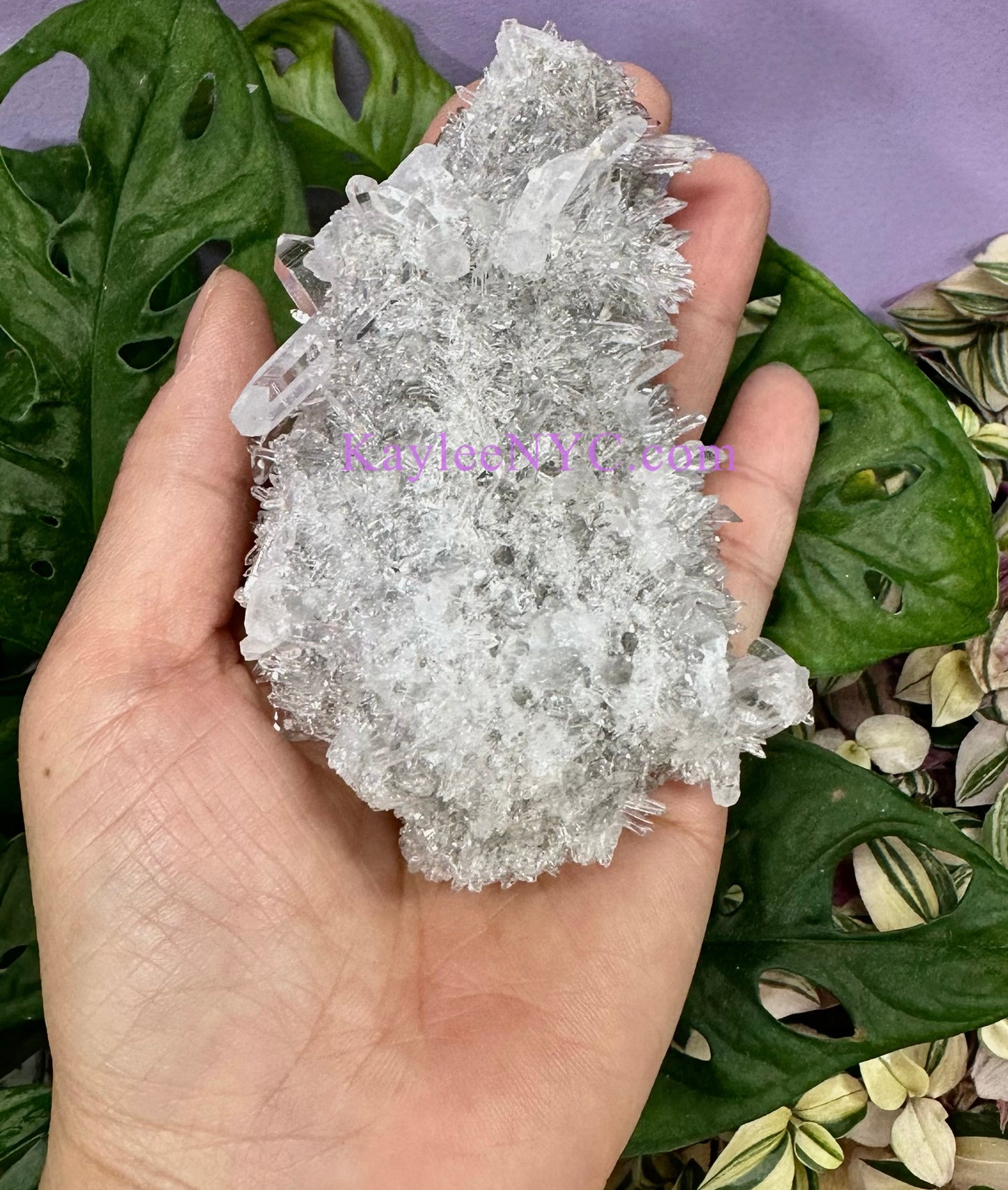 3 PCs Natural Clear Quartz Cluster Crystal Raw