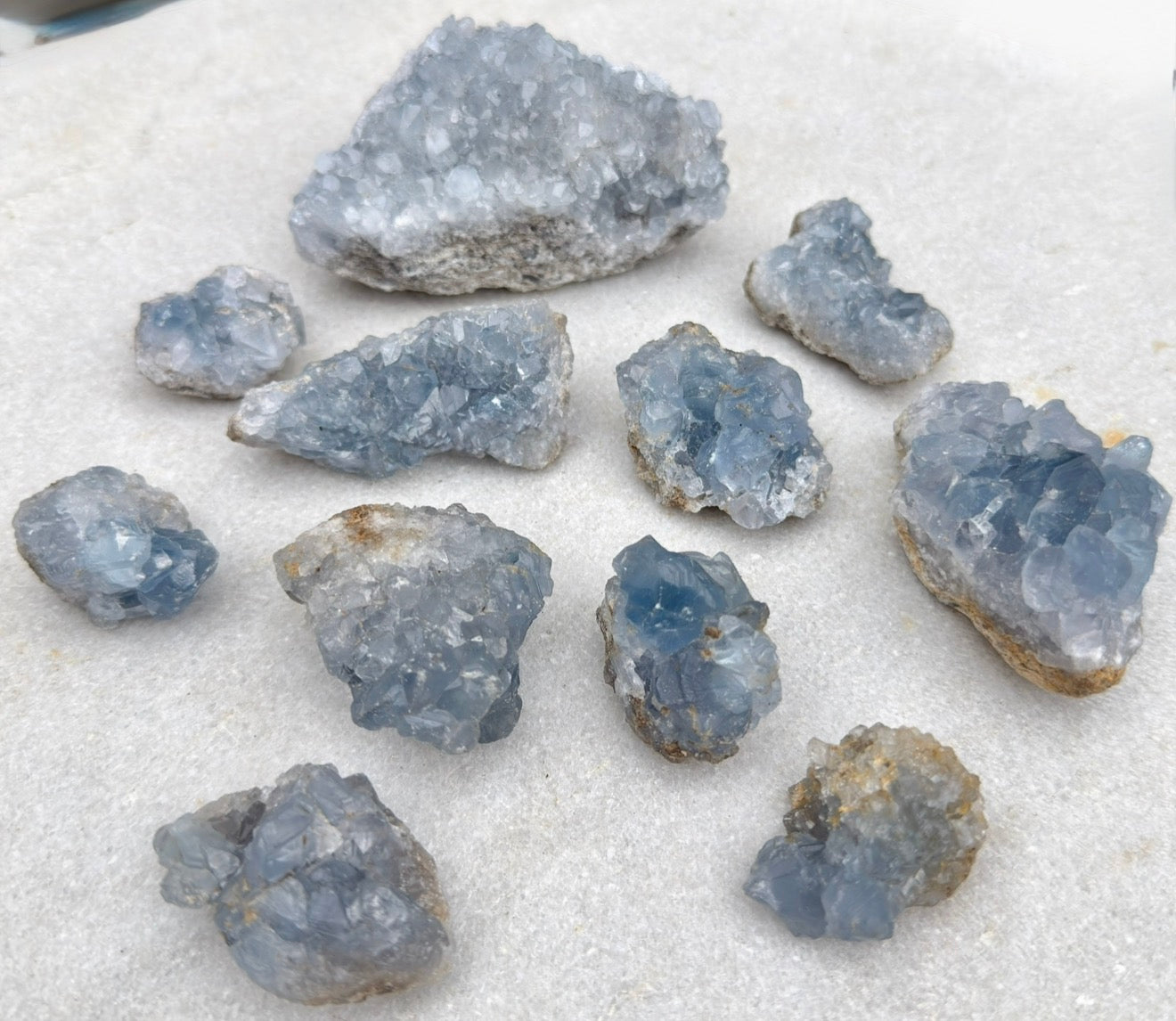 Wholesale Lot 2 Lbs Natural Celesitite Cluster Crystal