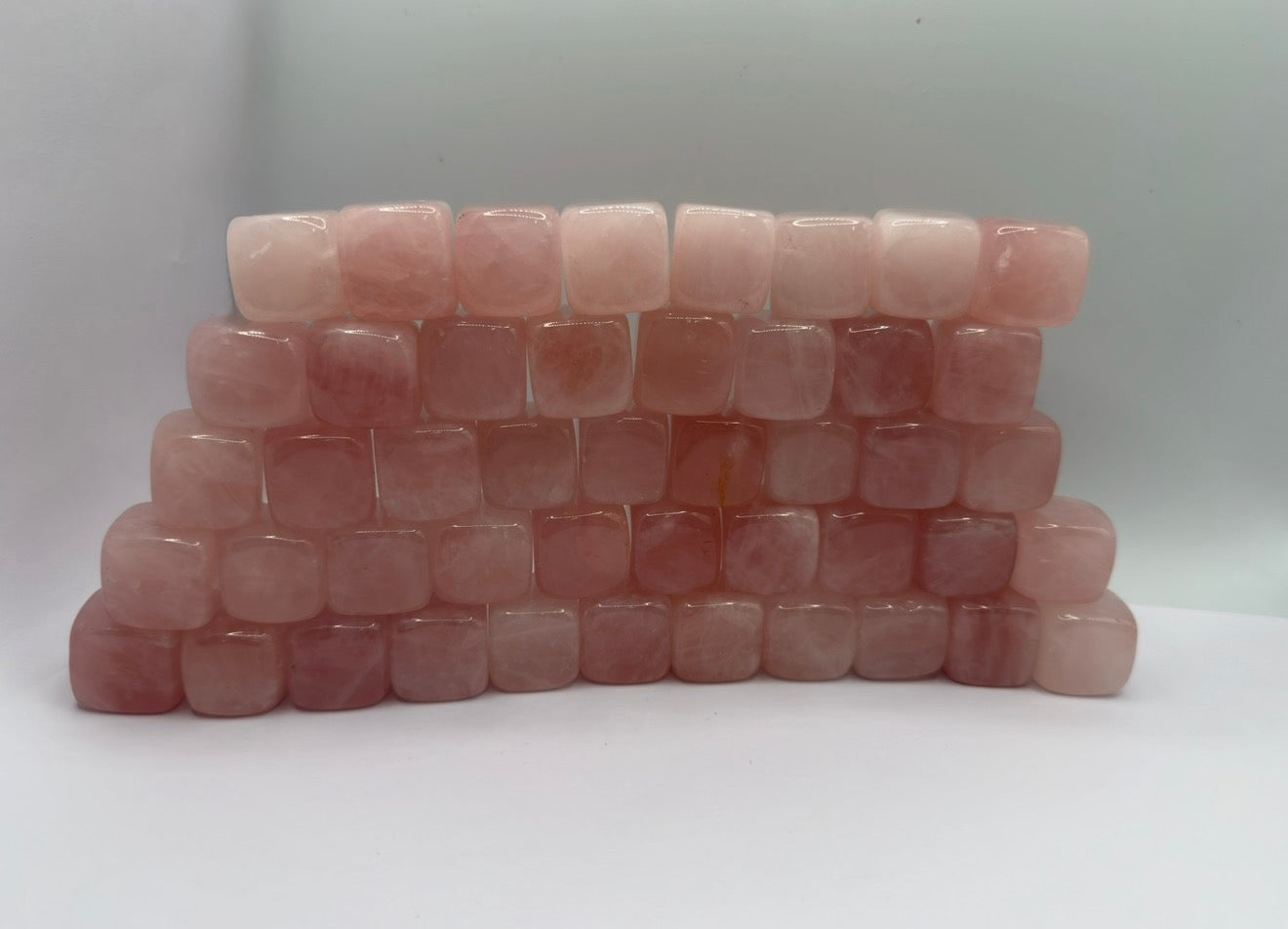 Wholesale Lot 2 Lbs Natural Rose Quartz Cubes Healing Energy Nice Quality