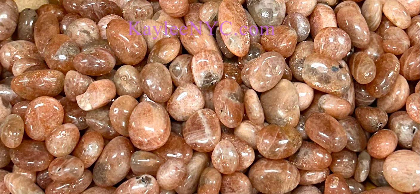 2 lbs Natural Sunstone Tumble