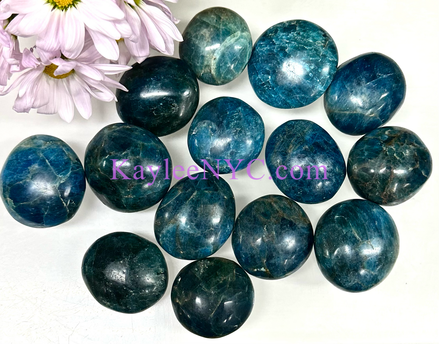 Wholesale 2 Lb Lot Natural Apatite Palm Stones Crystal Natural Energy