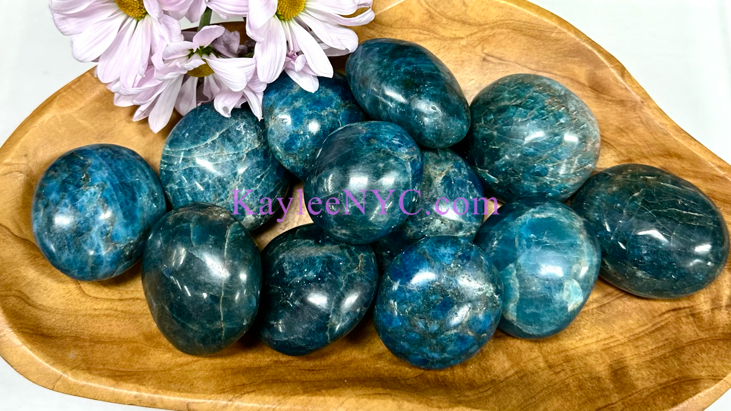 Wholesale 2 Lb Lot Natural Apatite Palm Stones Crystal Natural Energy