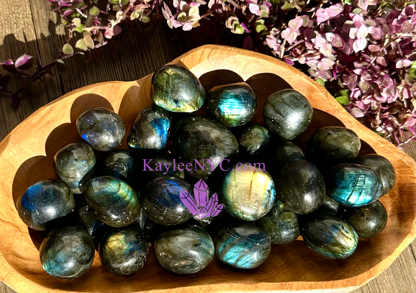 Wholesale Lot 2 Lbs Natural Labradorite Tumble Healing Energy Nice Quality