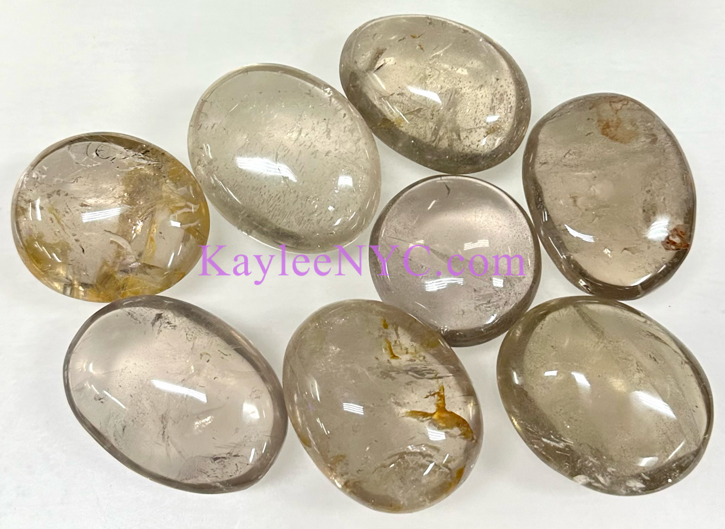 Wholesale 2 Lb Lot Natural Smoky Quartz Palm Stones Crystal Natural Energy