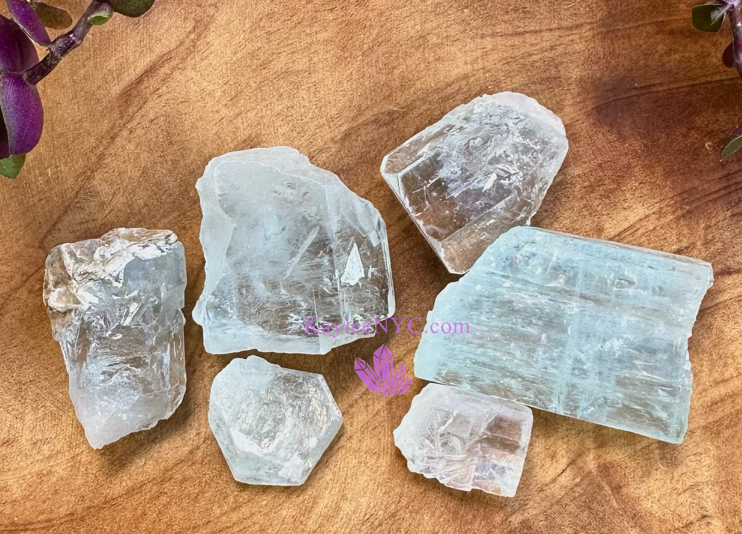 Wholesale Lot 6 pcs Natural Aquamarine Raw .20 lb Crystal Energy