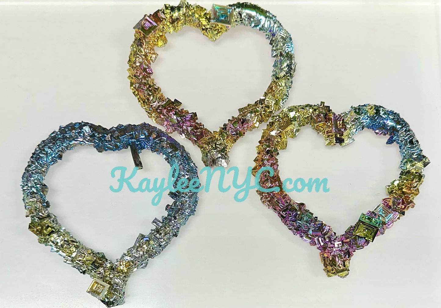 Wholesale Lot 3 PCs Bismuth Heart