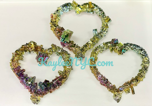 Wholesale Lot 3 PCs Bismuth Heart